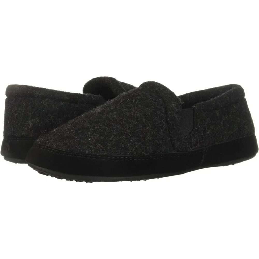 Acorn Fave Gore Black Tweed Wool Slippers🖤